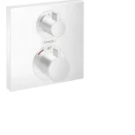 Vedd meg online Hansgrohe Ecostat Square Termosztát falsík alatti szereléshez, 2 fogyasztóhoz, matt fehér 15714700Hansgrohe