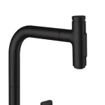 Legjobb ár Hansgrohe M71 M7120-H200 2-lyukú egykaros konyhai csaptelep kihúzható kifolyóval, matt fekete 73818670Hansgrohe