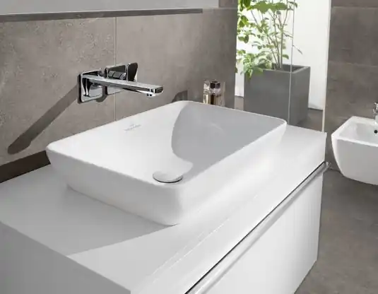 Gyors kiszállítás Villeroy & Boch Venticello 55x36 cm-es félig besüllyesztett ráültethető mosdó 41135501 (4113 55 01)Villeroy & Boch