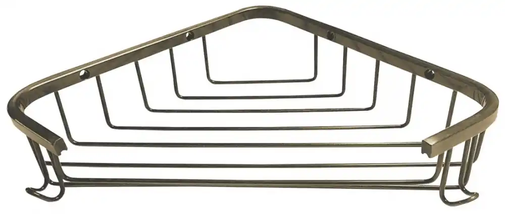 Biztonságos fizetés Sapho DIAMOND sarokpolc zuhanyzóba, 240x40x150mm, bronz 1318-10Sapho