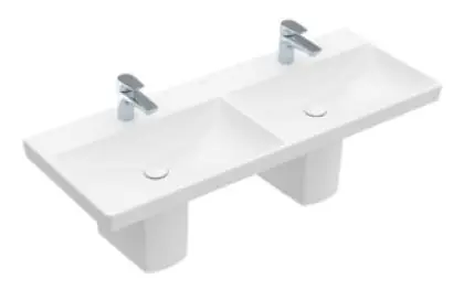 Gyors kiszállítás Villeroy & Boch Avento 120x47 cm mosdó túlfolyó nélkül CeramicPlus felülettel 4A23 CG R1 (4A23CGR1)Villeroy & Boch