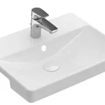 Legkelendőbb Villeroy & Boch Avento 55x44 cm elölről beépíthető mosdó, túlfolyó nélkül CearmicPlus felülettel 4A06 56 R1 (4A0656R1)Villeroy & Boch