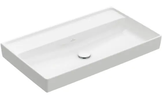 Újdonság Villeroy & Boch Collaro 80x47 cm mosdó csaplyuk nélkül 4A338301 (4A33 83 01)Villeroy & Boch