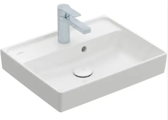 Gyors szállítás Villeroy & Boch Collaro 50x40 cm kézmosó CeramicPlus felülettel 433450R1 (4334 50 R1)Villeroy & Boch