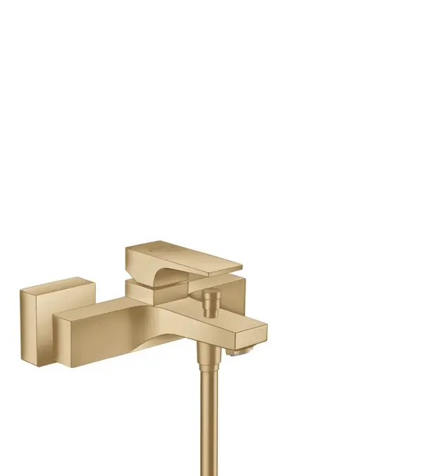 Biztonságos fizetés Hansgrohe Metropol egykaros kádtöltő csaptelep, szálcsiszolt bronz 32540140Hansgrohe