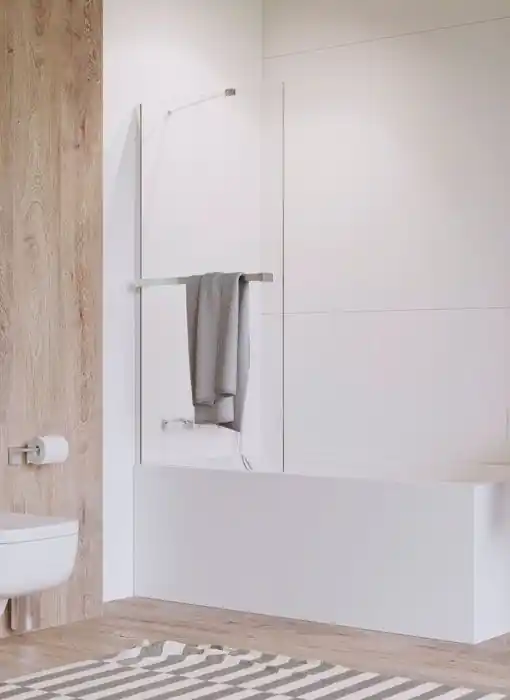 Biztonságos vásárlás Radaway Idea PNJ 90 kádparaván törölközőtartóval 10001090-01-01WRadaway