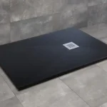 Biztonságos vásárlás Radaway Kios F 120x90 cm szögletes öntöttmárvány zuhanytálca, fekete KF1290-54Radaway