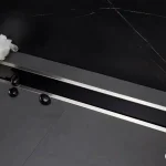 Végkiárusítás Pestan CONFLUO Premium line Króm/Fekete-üveg zuhanyfolyóka, 750 mm 13000294Pestan