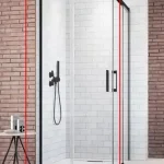 Radaway Idea Black KDD szögletes fekete zuhanykabin 100 cm (csak a balos fél) 387062-54-01LRadaway Ajánlat