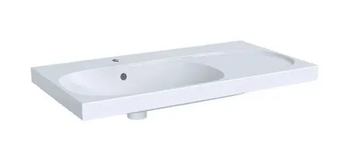Geberit Acanto 90x48,2 cm mosdó pakolófelülettel jobb oldalon 500.625.01.2Geberit Nézd meg most