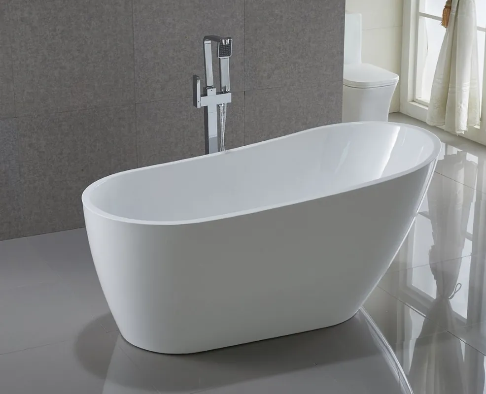 Azonnali szállítás AQUALINE TISA szabadonálló kád, 150x75cm, akril E1575Aqualine