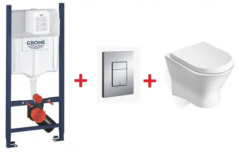 Grohe Rapid SL Projekt falsík alatti wc tartály komplett szett SZP-GR28 (38840000, 38732000, Roca-A346640000, Roca-A80164A004)Grohe Biztonságos fizetés