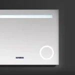 Kiárusítás Wellis Rodos 120x70 cm fürdőszobai tükör LED világítással, kijelzővel WB00326Wellis