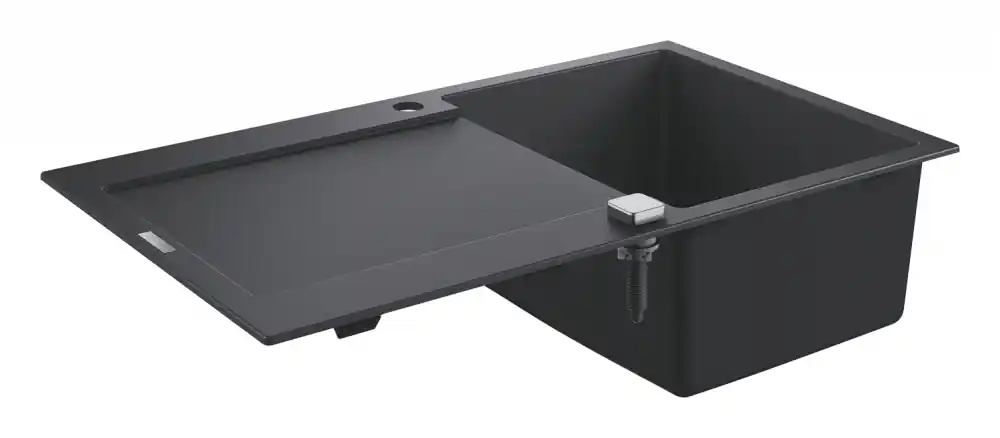 Grohe K500 50-C 86/50 1.0 Composite mosogató, gránit fekete 31644AP0Grohe Árcsökkenés