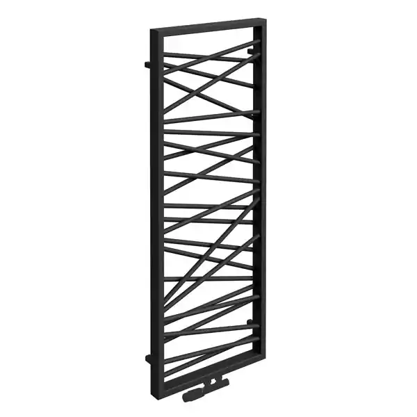 Bestseller Radeco Spider1 design törölközőszárítós csőradiátor (1025 W, fekete, 1600x530 mm)Radeco