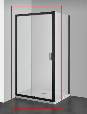 Biztonságos fizetés Sanotechnik ELITE BLACK tolóajtó, 100 cm S100BSanotechnik