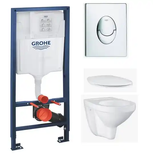 Grohe 38528001 szerelő elem kompletten nyomólappal, wc-vel, ülőkével SSB1NGrohe Akciós ár