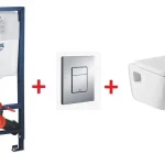 Kihagyhatatlan ajánlat Grohe Rapid SL falsík alatti wc tartály komplett szett SZP-GR91 (38528001, 38732000, Roca-A346477000, Roca-A80147200B)Grohe