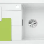 Outlet BLANCO SITY XL 6S Silgranit mosogató kiwi tartozékokkal, fehér 525063Blanco
