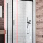 Korlátozott ajánlat Radaway Idea Black S1 75 B fekete zuhanykabin oldalfal 387049-54-01LRadaway