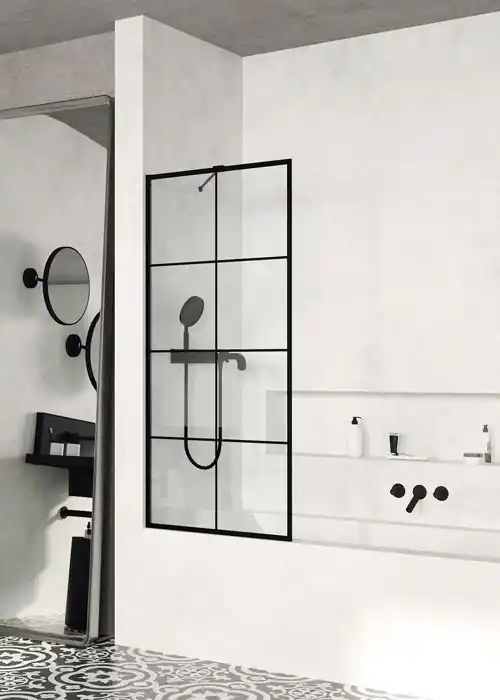 Biztonságos fizetés Radaway Modo New Black PNJ 100 Factory fekete kádparaván 10006100-54-55Radaway