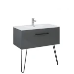 AREZZO design Carmel 90cm-es alsószekrény 1 fiókkal, antracit AR-167238Arezzo Design Outlet