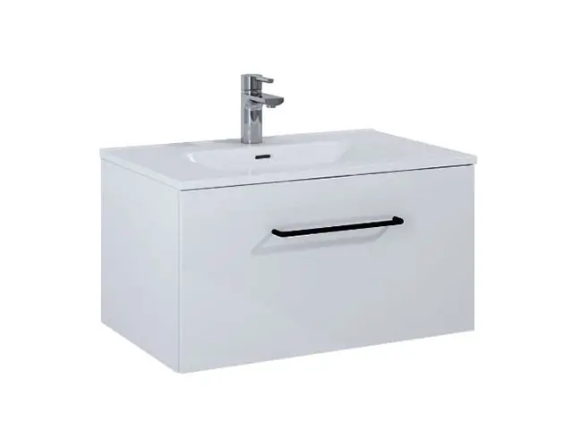 AREZZO design Carmel 70cm-es alsószekrény 1 fiókkal magasfényű fehér AR-166932Arezzo Design Kedvezmény
