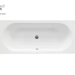 Besco VITAE SLIM 180x80 cm egyenes kád, fehér WAV-180-SLBesco Legjobb ár