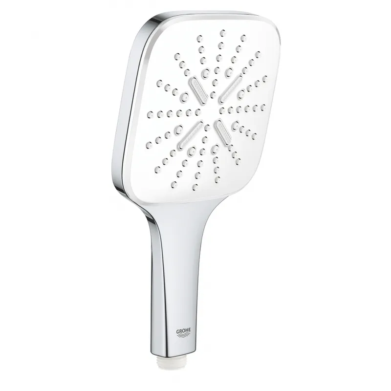 GROHE Rainshower SmartActive 130 Cube Kézizuhany, 3 féle vízsugárral 9,5 l, króm/fehér 26582LS0Grohe Kiárusítás