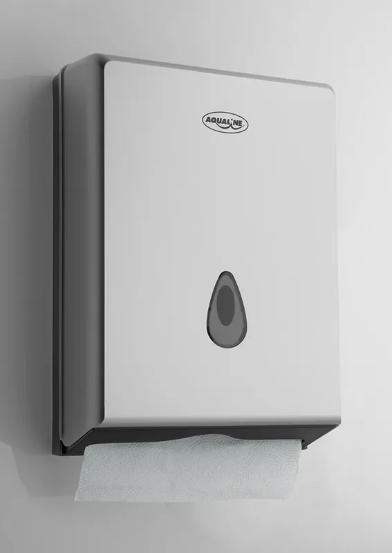 Különleges ajánlat AQUALINE papírtörlő adagoló, 260x360mm, szürke 1319-83Aqualine