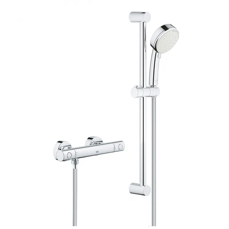 Kedvezményes ár Grohe Grohtherm 800 Cosmopolitan termosztátos zuhanycsaptelep zuhanyszettel 34768000Grohe