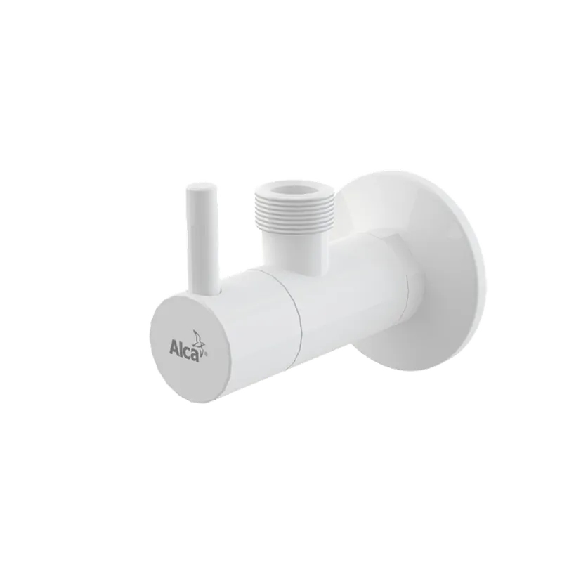 ALCA (Alcaplast) ARV003B Sarokszelep szűrővel 1/2×1/2 kerek, fehérAlcaplast Expressz szállítás