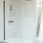 Akció Niwell FELICIA black walk-in zuhanyfal, 110 cm NWWI-FEL110NIWELL