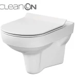 Vedd meg online Cersanit City perem nélküli fali wc lassú záródású wc ülőkével K701-143Cersanit