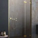Azonnal elérhető Radaway Essenza Pro Gold DWJ 90 J zuhanyajtó, arany színű zsanér 10099090-09-01RRadaway