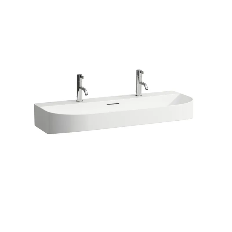 Laufen Sonar 100x42 cm mosdó két csaplyukkal H8103470001071Laufen Gyors szállítás