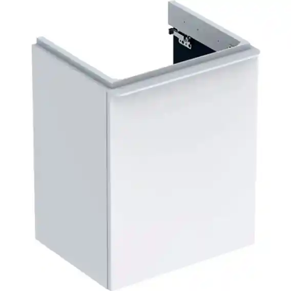 Geberit Smyle Square alsó szekrény kézmosóhoz, egy ajtóval, jobbra nyíló, 49.2x61.7x40.6cm, magasfényű lakkozott fehér 500.363.00.1Geberit Expressz kézbesítés