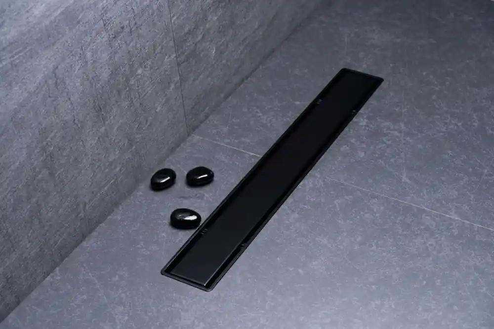 Exkluzív ajánlat Pestan Confluo Primo Compact Line Matte black zuhanyfolyóka, 850 mm 13702526Pestan