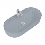 Biztonságos vásárlás Arezzo Design BABETTE pultra ültethető mosdó 82X41, ezüstszürke AR-145107Arezzo Design