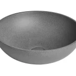 Expressz kézbesítés Sapho TURF beton mosdó, átm:44cm, szürke gránit AR436Sapho