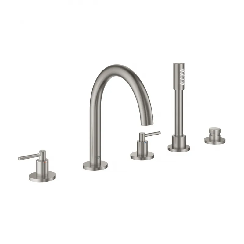 Csak ma Grohe Atrio 5-lyukas kádkombináció, matt szuperacél 19922DC3Grohe