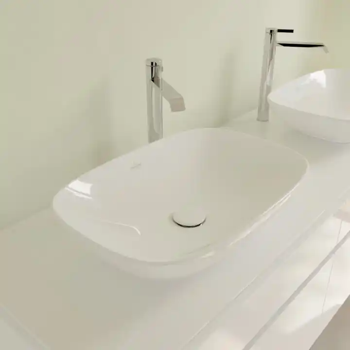 Akciós ár Villeroy and Boch Loop & Friends Surface 62x42 cm ráültethető mosdó CeramicPlus felülettel 4A5000R1Villeroy & Boch