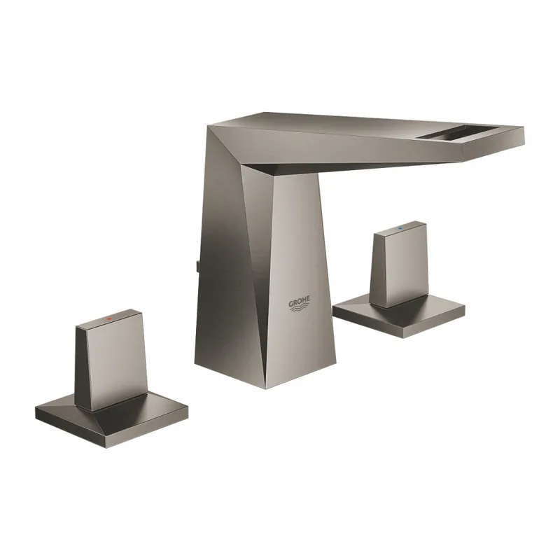 Olcsó Grohe Allure Brilliant 3-lyukas mosdócsaptelep S-méret matt hard grafit 20342AL0 (K)Grohe