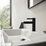 Hansgrohe Finoris egykaros mosdócsaptelep 110, automata lefolyógarnitúrával, matt fekete 76020670Hansgrohe Csak ma