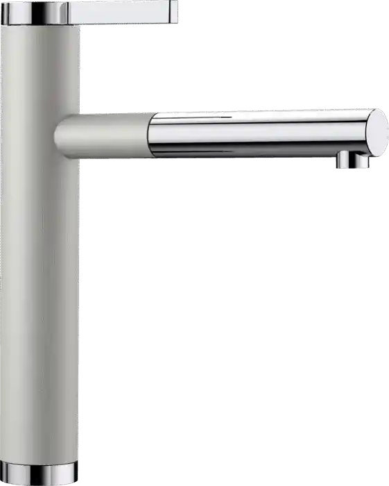 Kihagyhatatlan ajánlat BLANCO LINEE-S Silgranit-Look egykaros mosogató csaptelep, gyöngyszürke/króm 520745Blanco