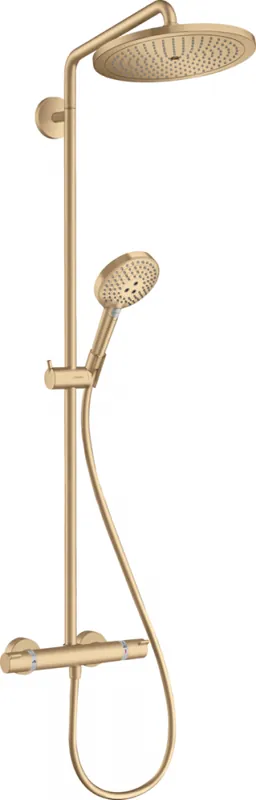 Hansgrohe Croma Select S Showerpipe 280 1jet termosztáttal és Raindance Select S 120 3jet kézizuhannyal, szálcsiszolt bronz 26890140Hansgrohe Kedvezmény
