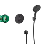 Hansgrohe Croma Zuhanyrendszer 280, 1 jet, Ecostat S matt fekete 27961670Hansgrohe Biztonságos fizetés