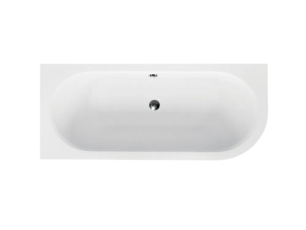 Besco AVITA 180x80 cm balos aszimmetrikus kád, fehér WAV-180-NLBesco Gyors szállítás