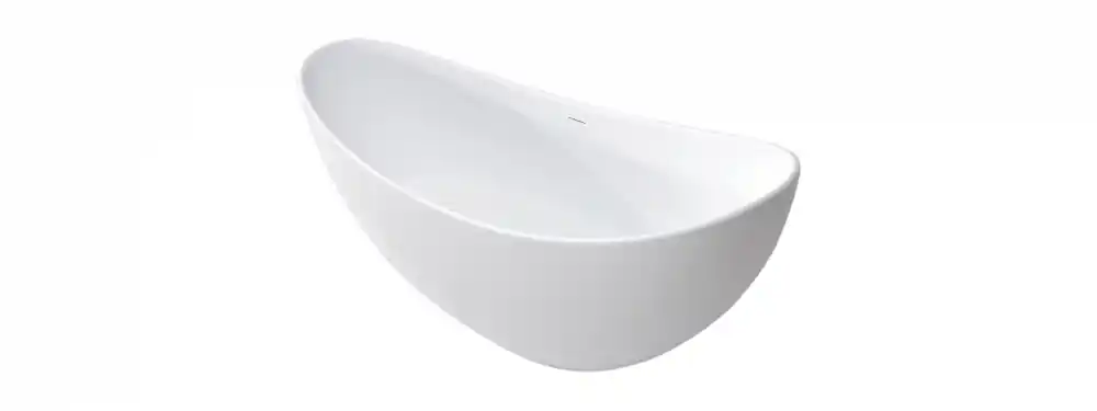 Wellis Accord White 190x77,5 cm öntöttmárvány szabadonálló kád matt fehér WK00184Wellis Végkiárusítás