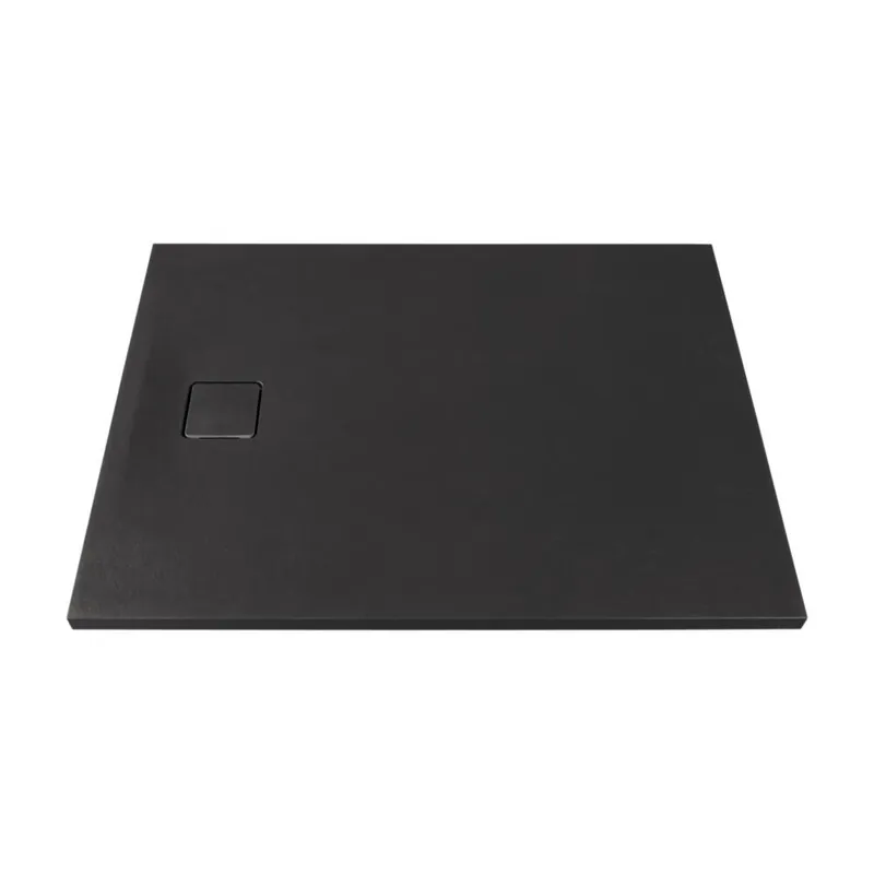 Kiárusítás Marmy Loft öntött márvány zuhanytálca 100x120 cm, Cavalli Black 80 7983 10 12 54Marmy